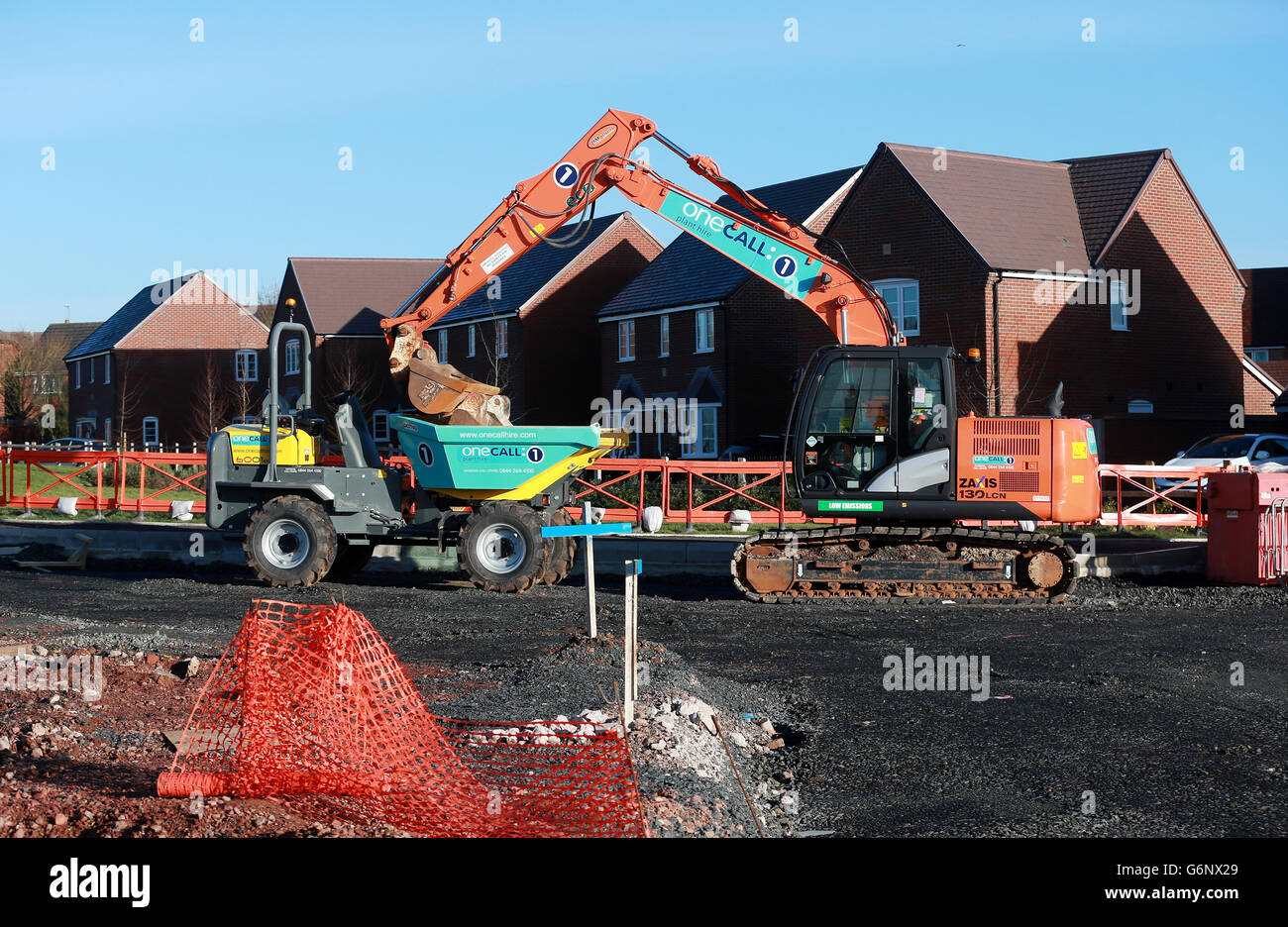 New houses in Worcester. New housing in the Norton area of Worcester