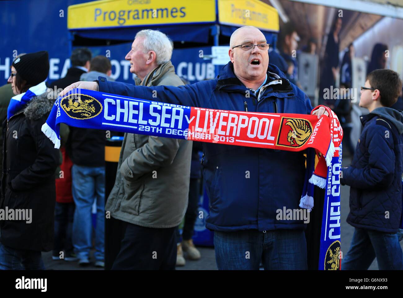 Soccer - Barclays Premier League - Chelsea v Liverpool - Stamford Bridge Stock Photo