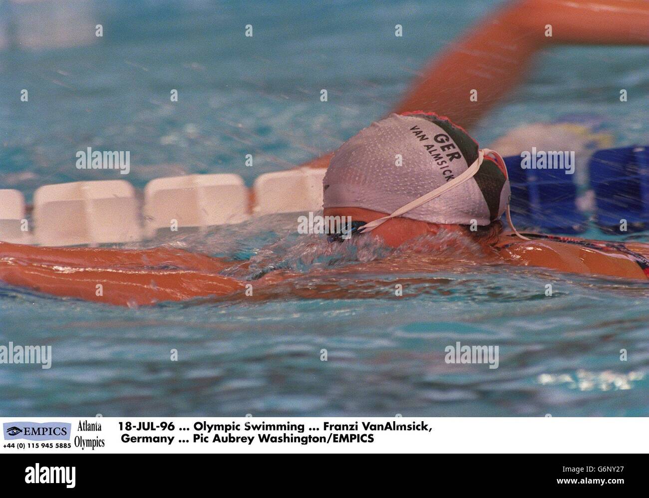 Olympic Swimming Training Session Stock Photo Alamy