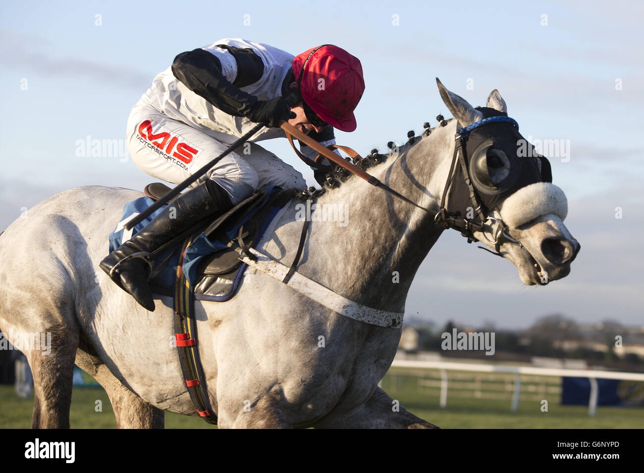 Horse Racing - 2013 William Hill Yorkshire Winter Festival - Day One - Wetherby Racecourse Stock Photo