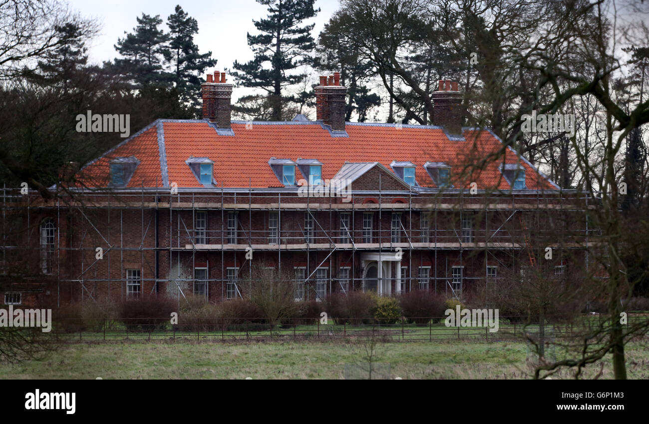 Anmer Hall in Norfolk Stock Photo