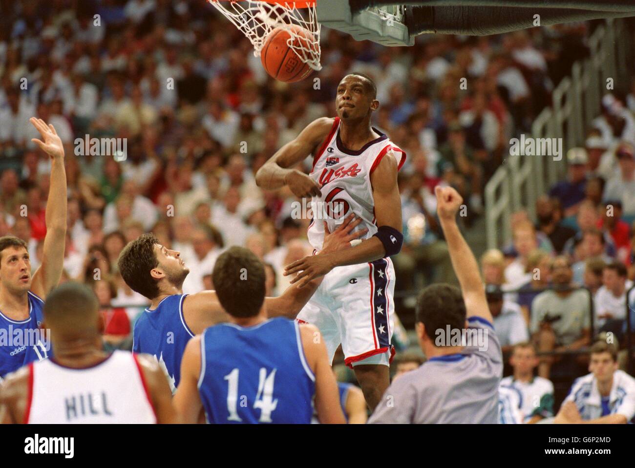 Atlanta olympic games 1996 basketball hires stock photography and