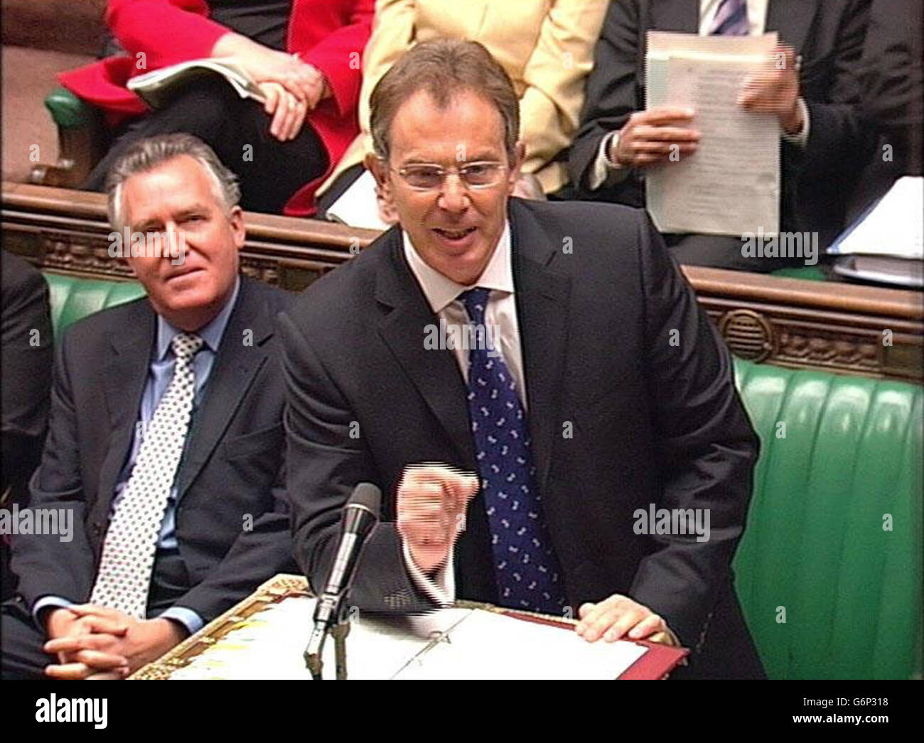Tony Blair Prime Minister's Question Time Stock Photo - Alamy