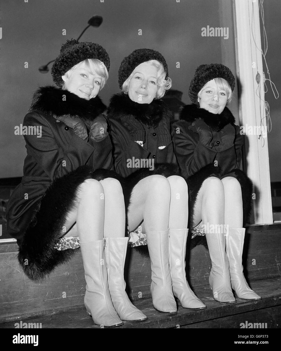 The Beverley Sisters - London Airport - London Stock Photo