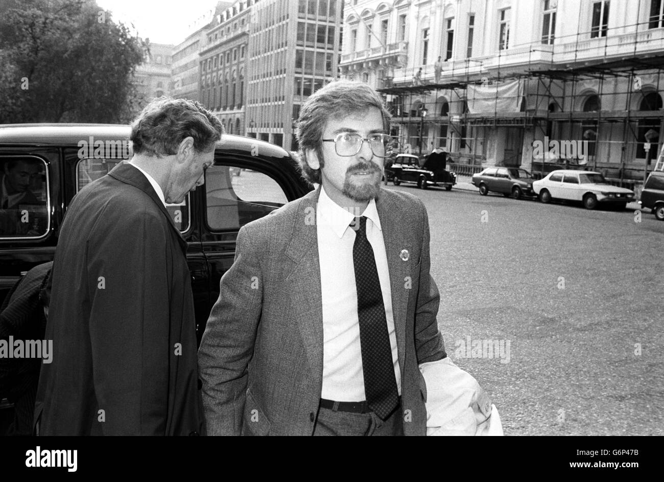 NUM chief executive Roger Windsor arrives at the London offices of the ...