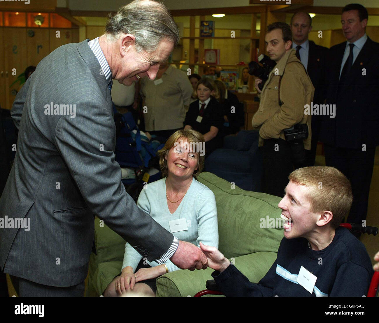 The Prince of Wales St Oswalds Hospice Stock Photo Alamy