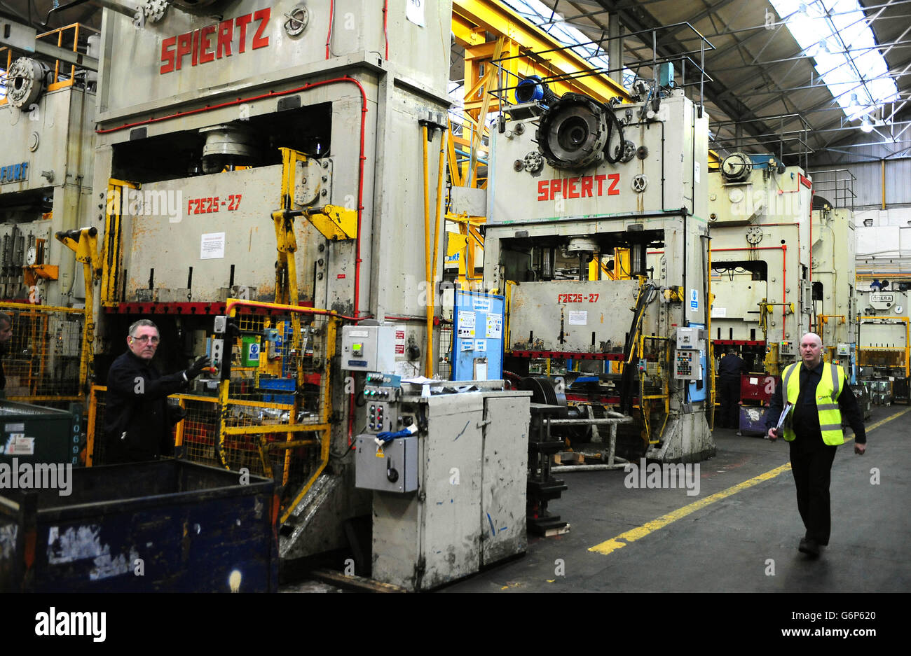 Manufacturing company Sertec, Coleshill in Birmingham. Sertec