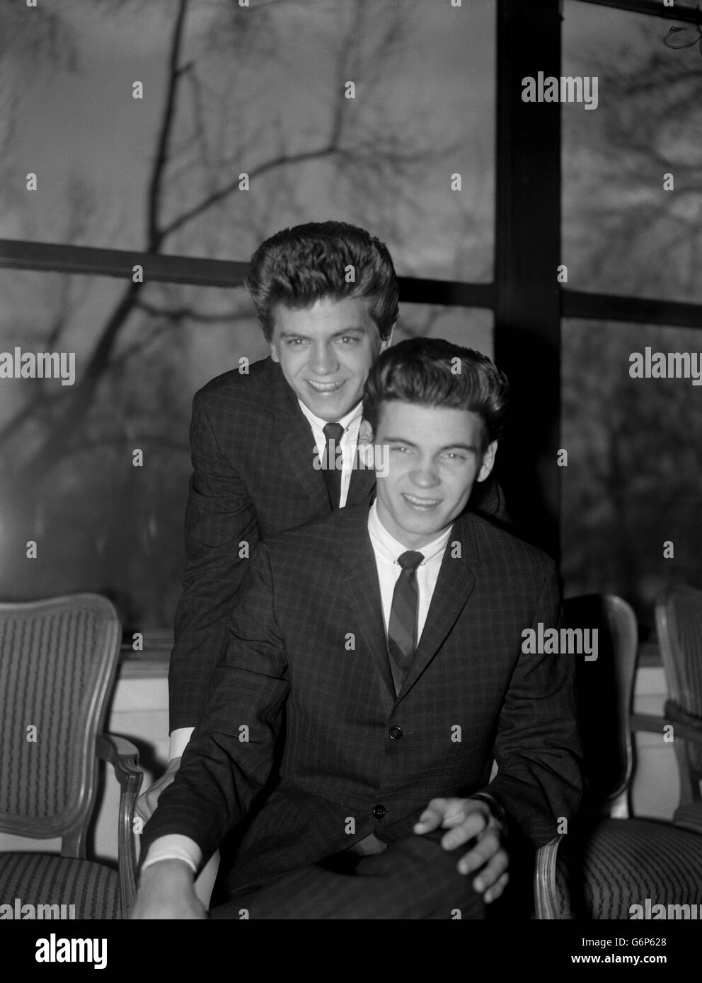 Music - Everly Brothers - Savoy Hotel, London Stock Photo