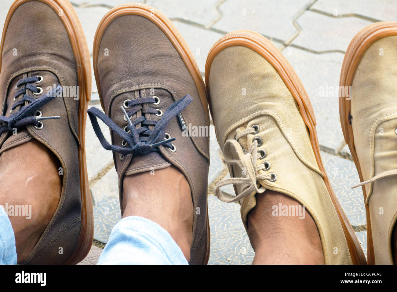 vans shoes. two pair of vans shoes Stock Photo - Alamy