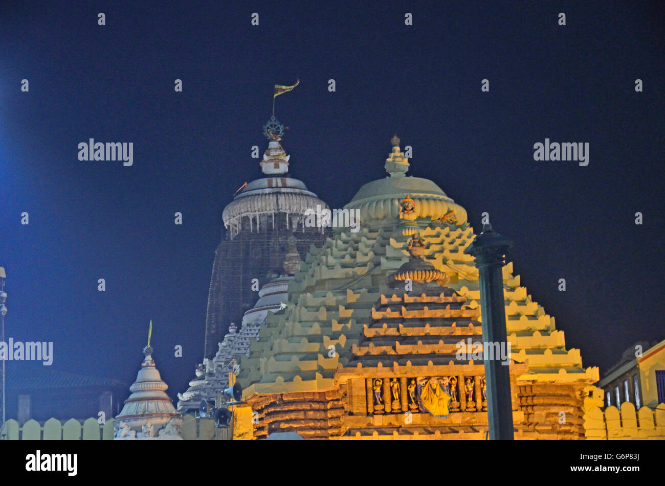 Lord Jagannatha Temple, Puri, Orissa, India Stock Photo
