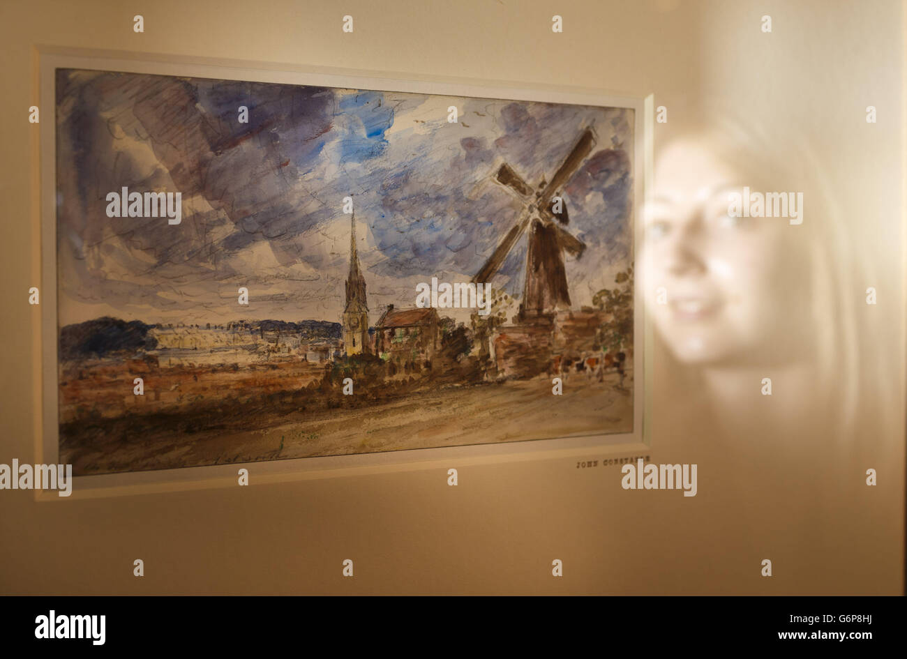 Constable exhibition at Petworth House Stock Photo Alamy