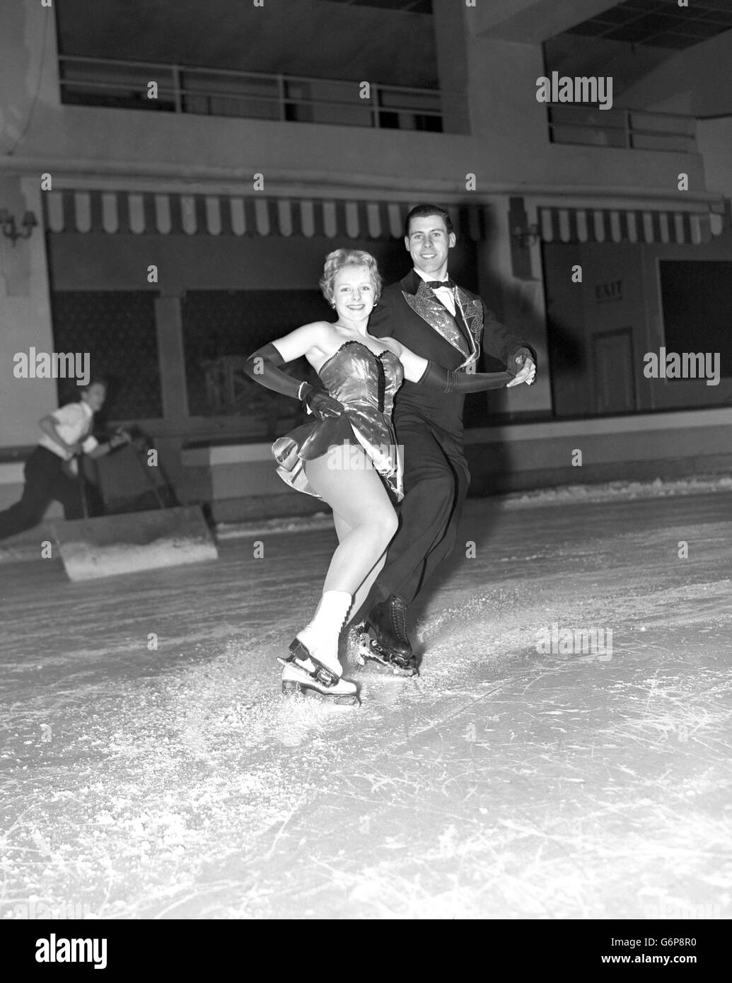 Figure Skating - June Markham and Courtney Jones - London Stock Photo