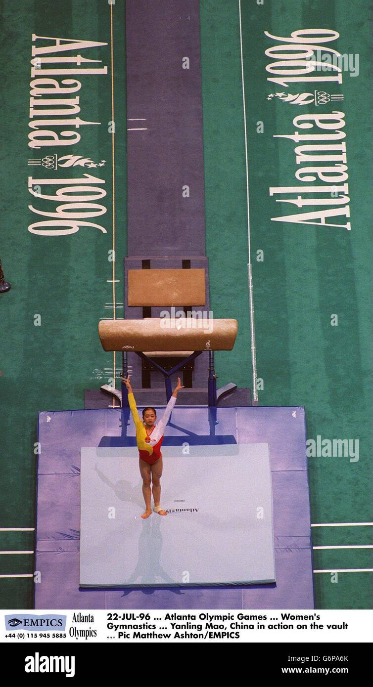 Atlanta Olympic Games.... Women's Gymnastics Stock Photo Alamy