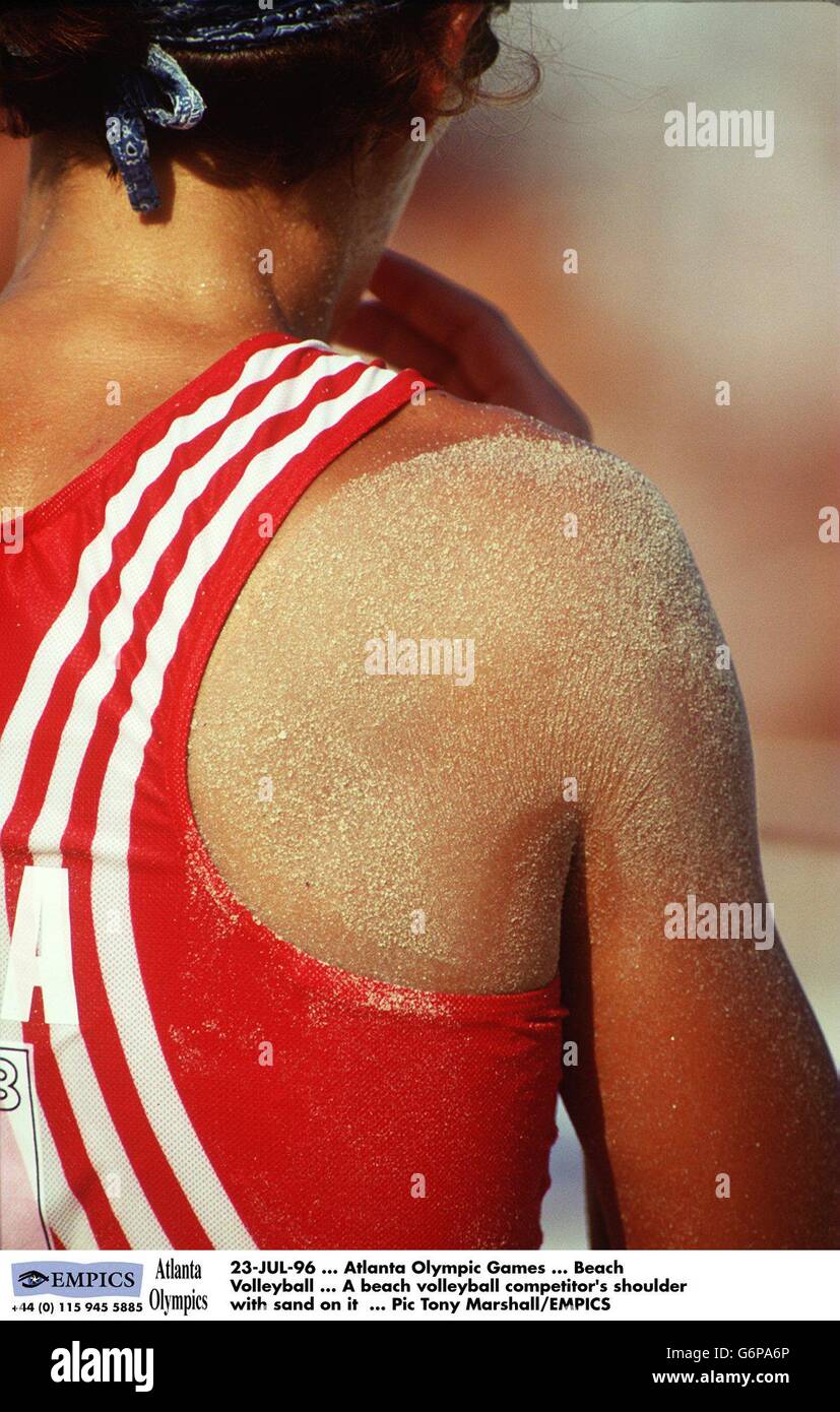 Atlanta olympic games beach volleyball hires stock photography and