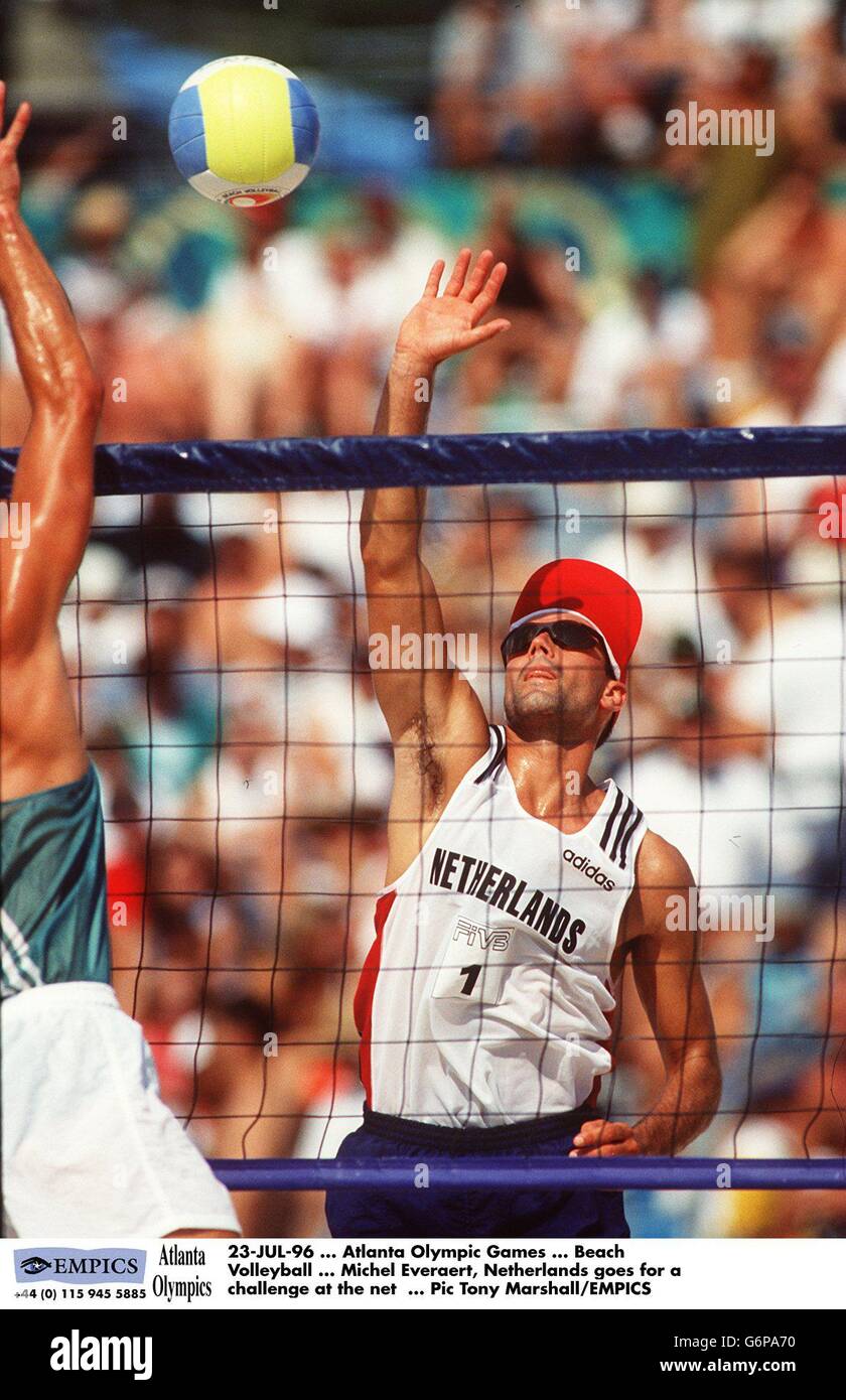 23JUL96 Atlanta Olympic Games Beach Volleyball Michel