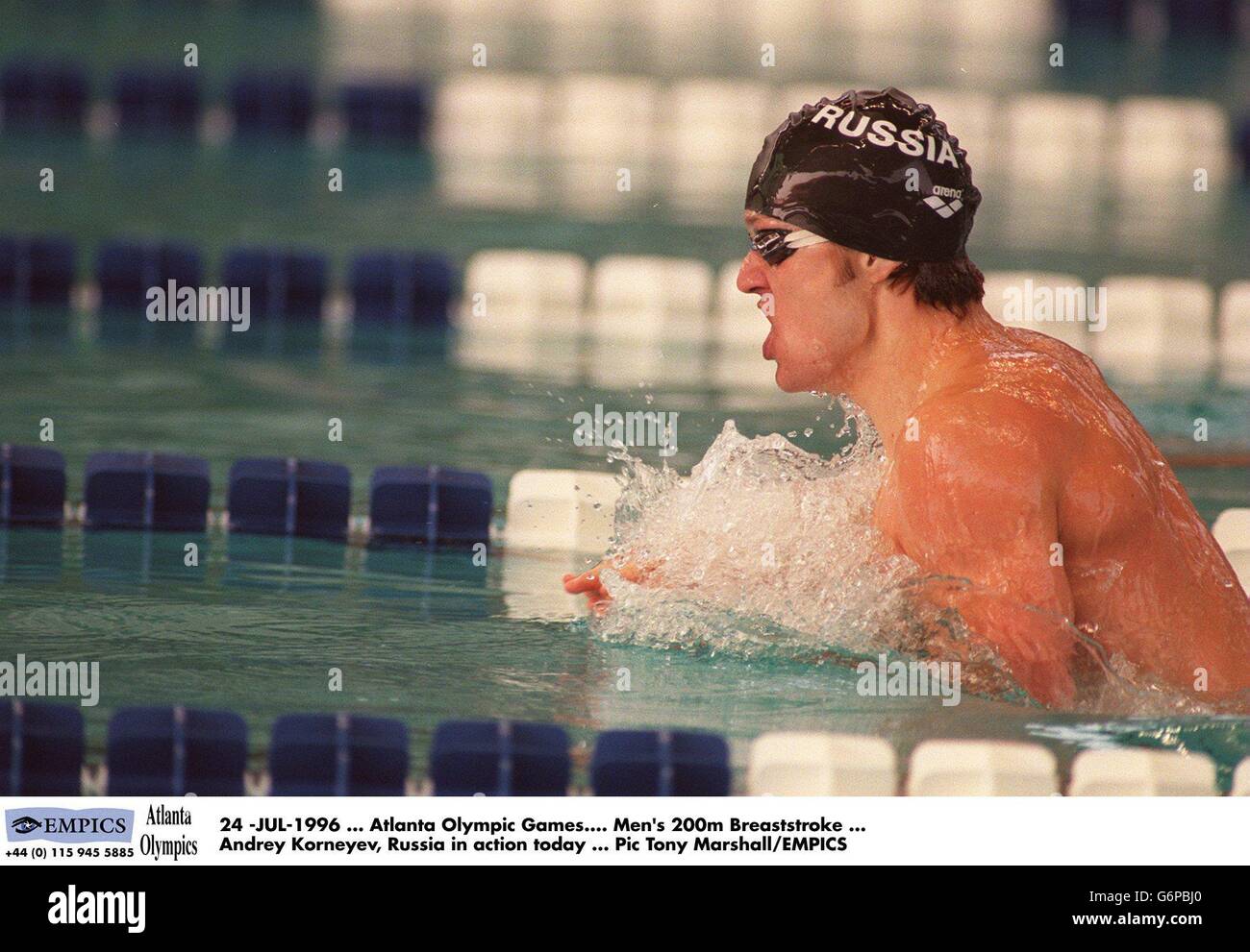 Atlanta Olympic Games. Men's 200m Breaststroke Stock Photo Alamy