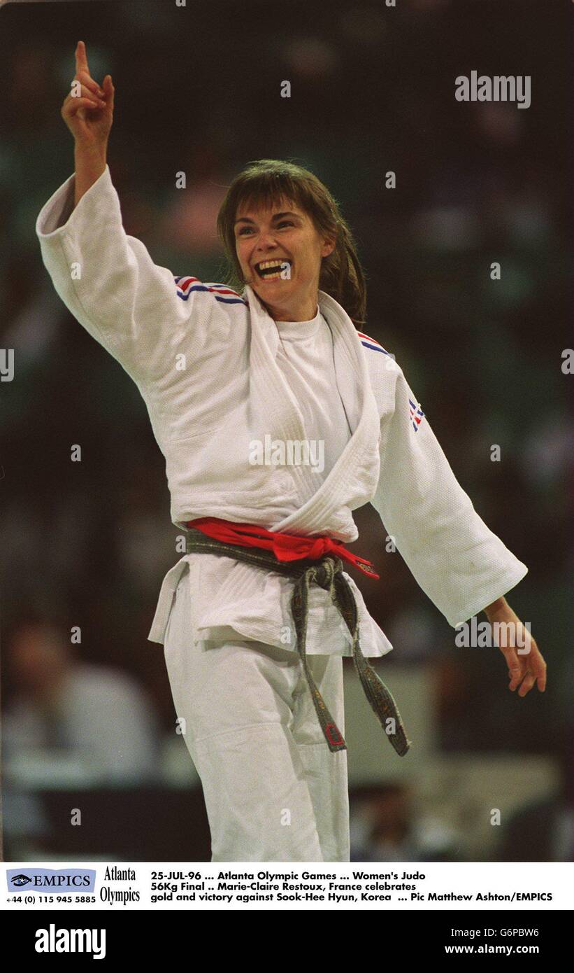 25-JUL-96, Atlanta Olympic Games, Women's Judo 56Kg Final .. Marie ...