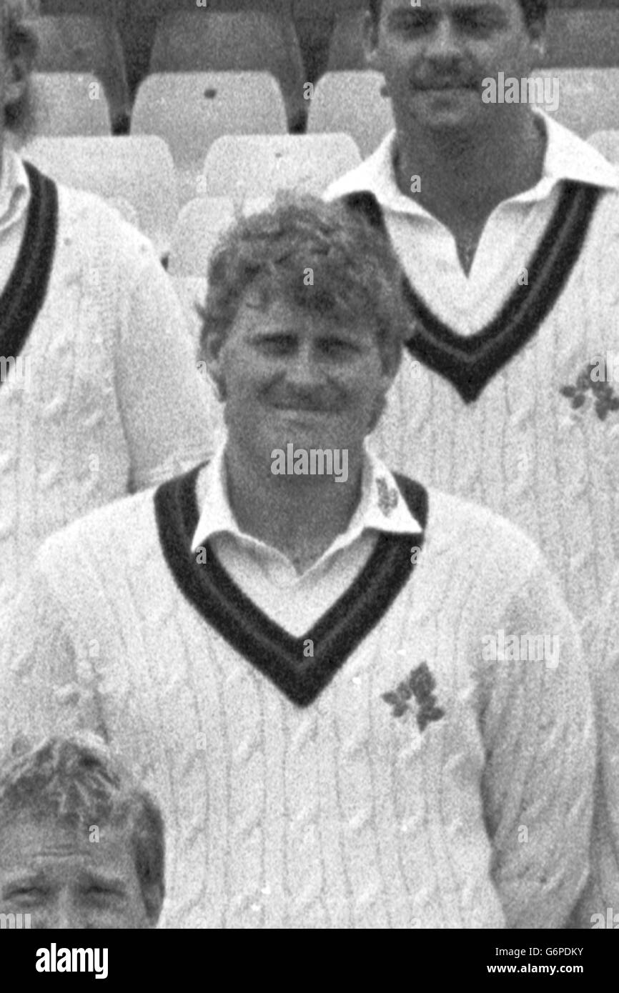 Lancashire county cricket club photocall Black and White Stock Photos