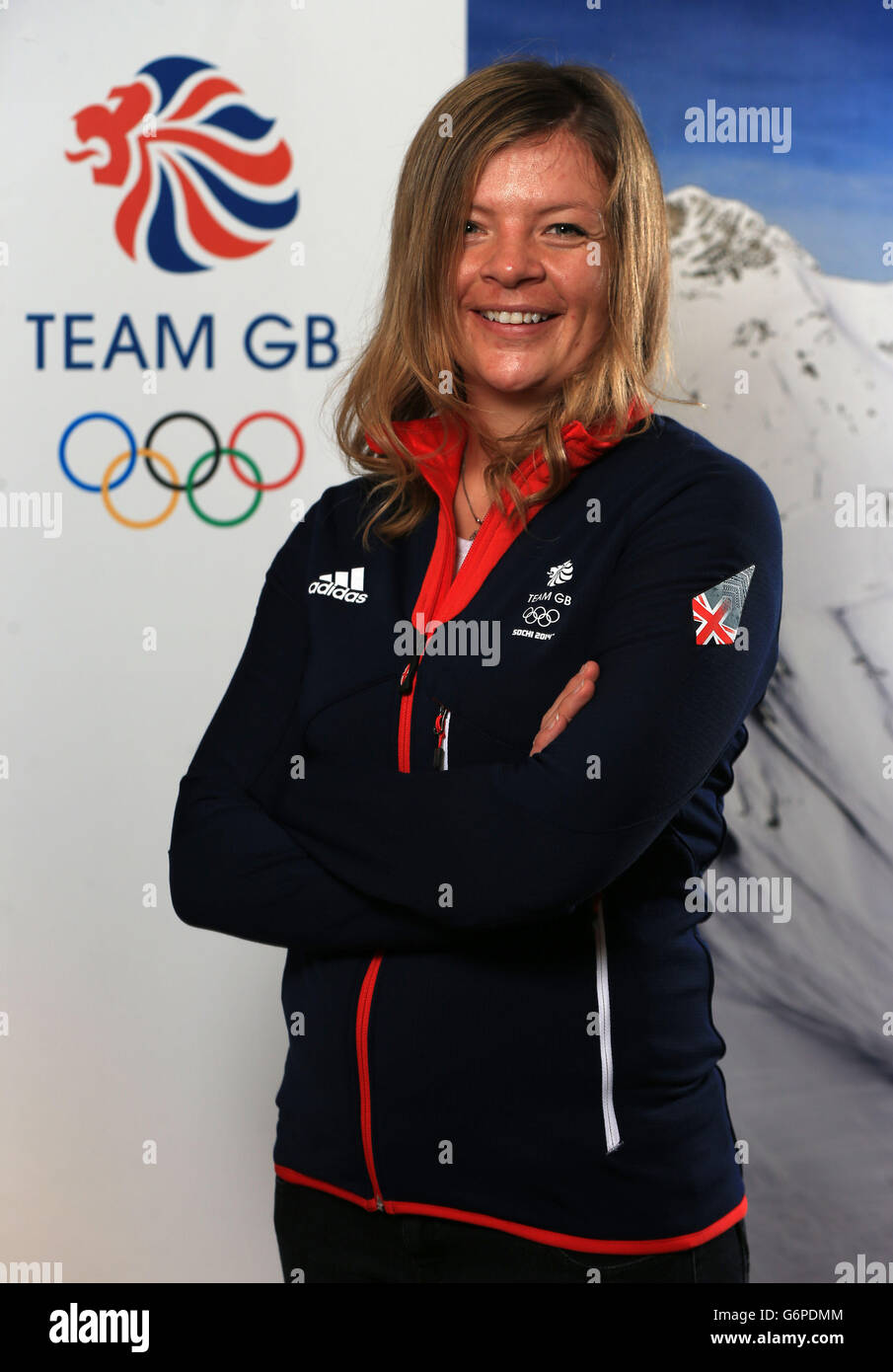 Emma Lonsdale during the Team GB kitting session at the adidas Centre, Stockport. Stock Photo