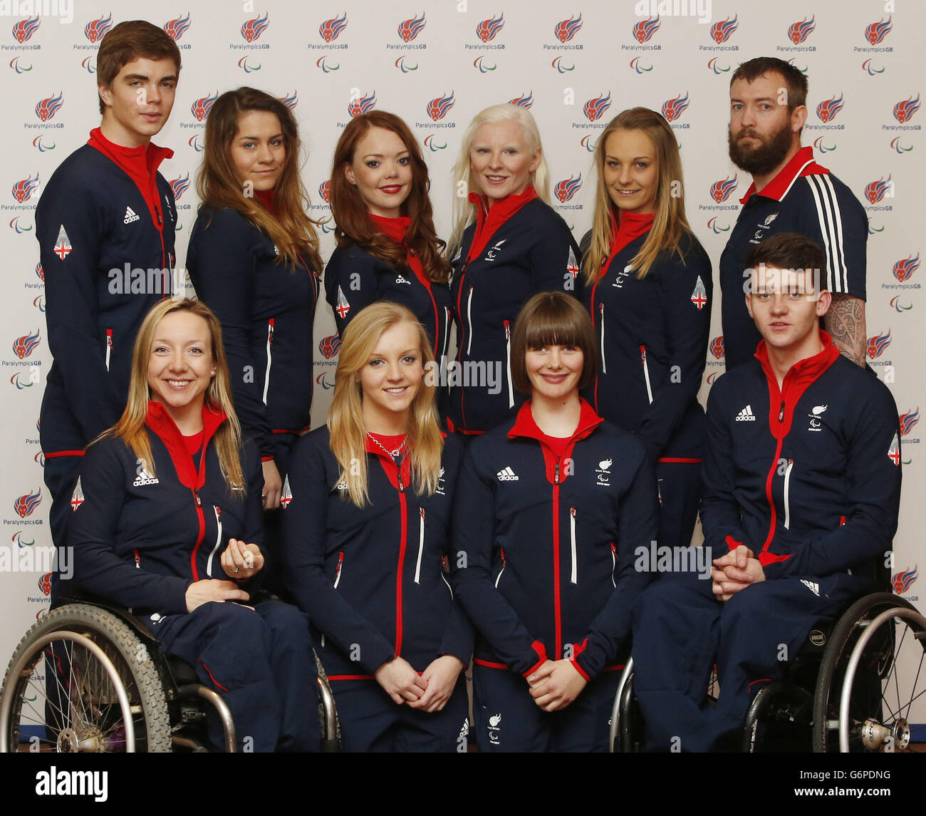 Winter Paralympics - Paralympic Team GB Launch for Sochi - Radisson Blu Hotel Stock Photo