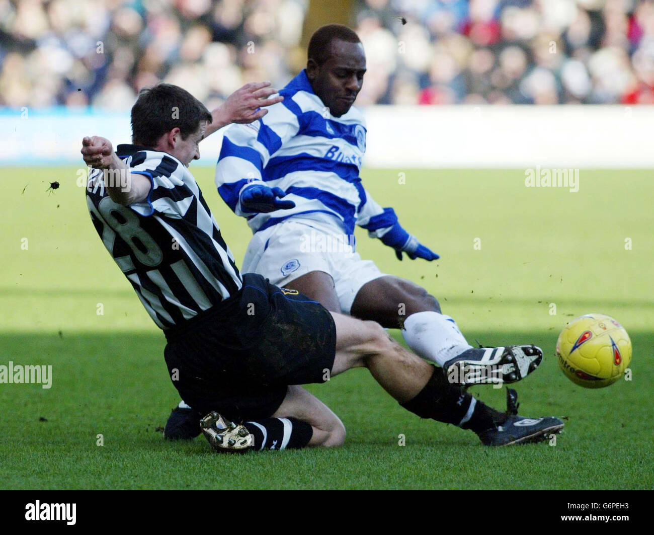 QPR v Notts County Terrell Forbes Stock Photo