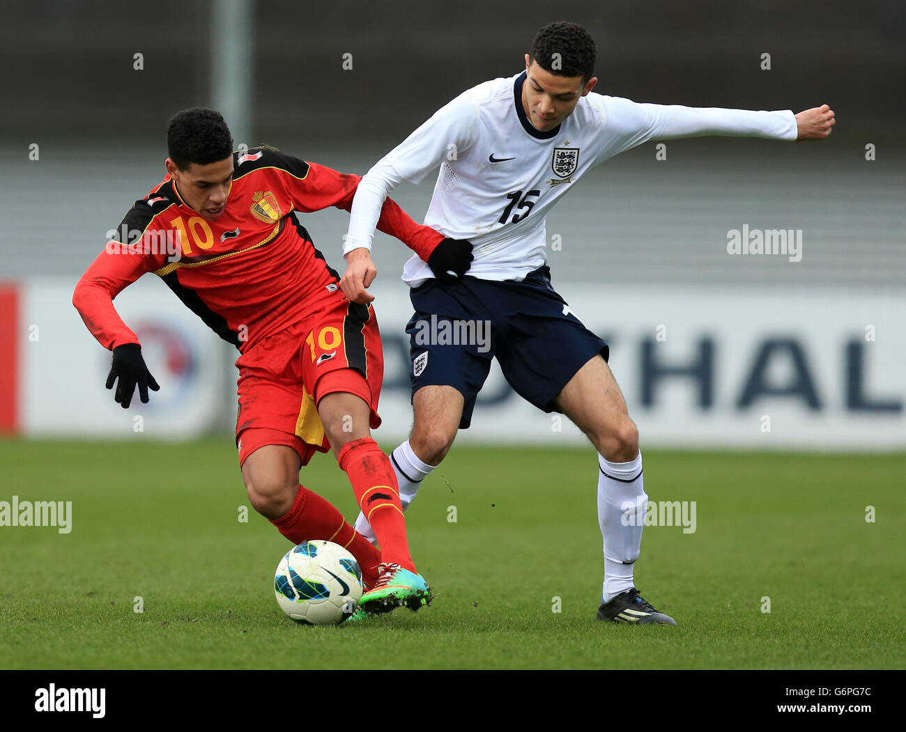 Soccer - International Friendly - England U17 v Belgium U17 - St. George's Park Stock Photo