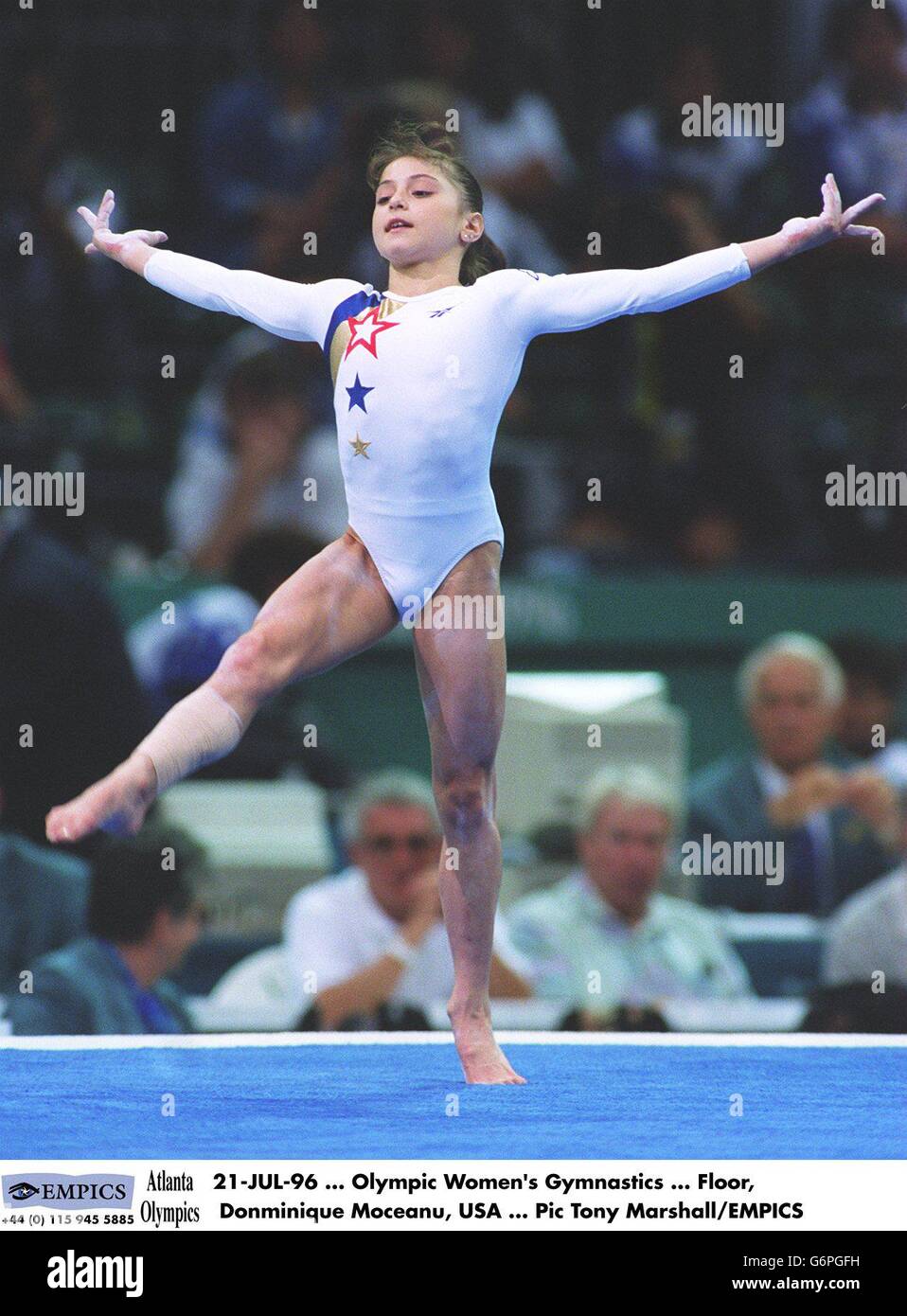 21 jul 96 olympic womens gymnastics floor hires stock photography and