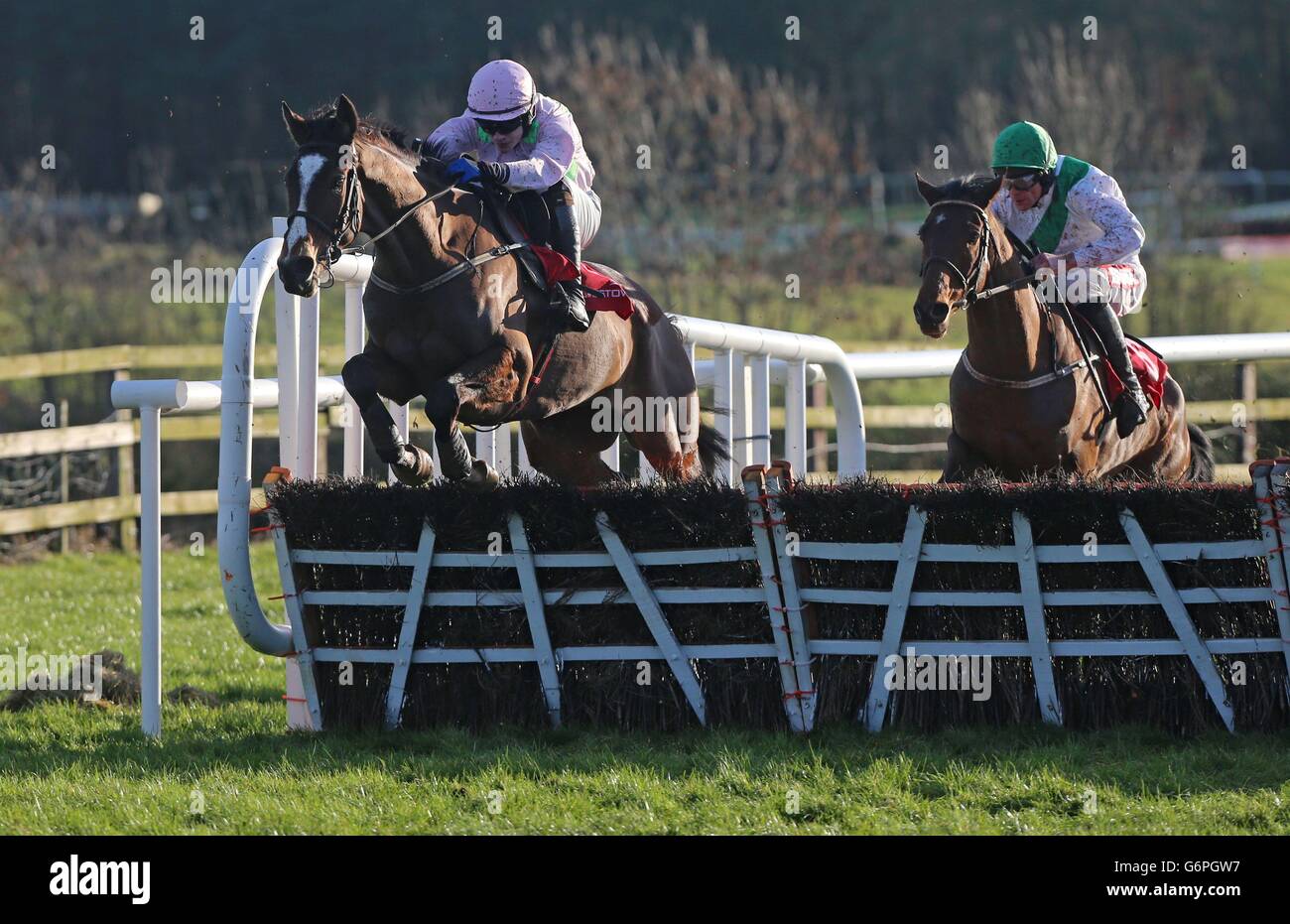 Horse Racing Punchestown Racecourse. Vautour ridden by Paul Townend wins The Moscow Flyer