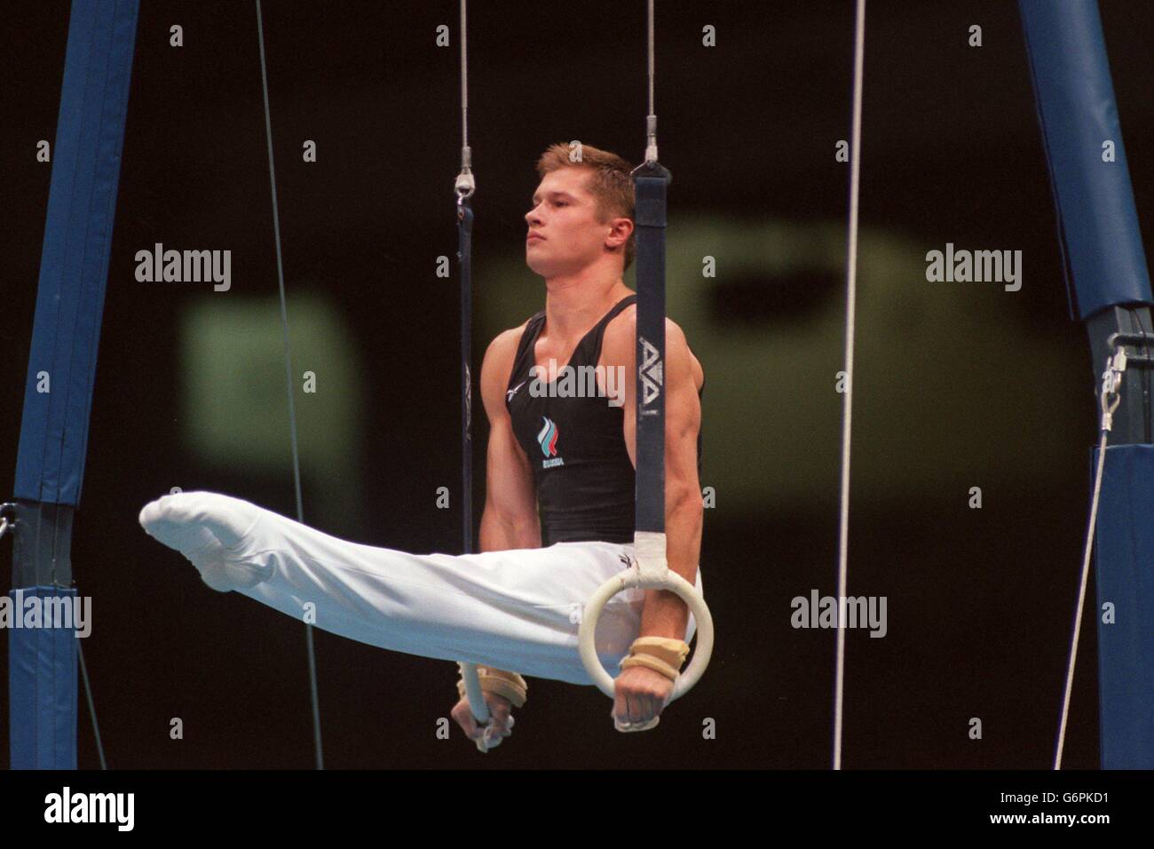 24JUN96. Atlanta Olympic Games. Men's Gymnastics Rings. Alexei