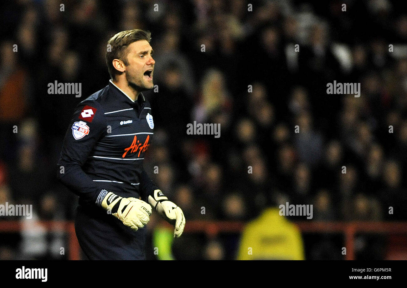 Soccer - Sky Bet Championship - Nottingham Forest v Queens Park Rangers - The City Ground. Rob Green, Queens Park Rangers' Stock Photo