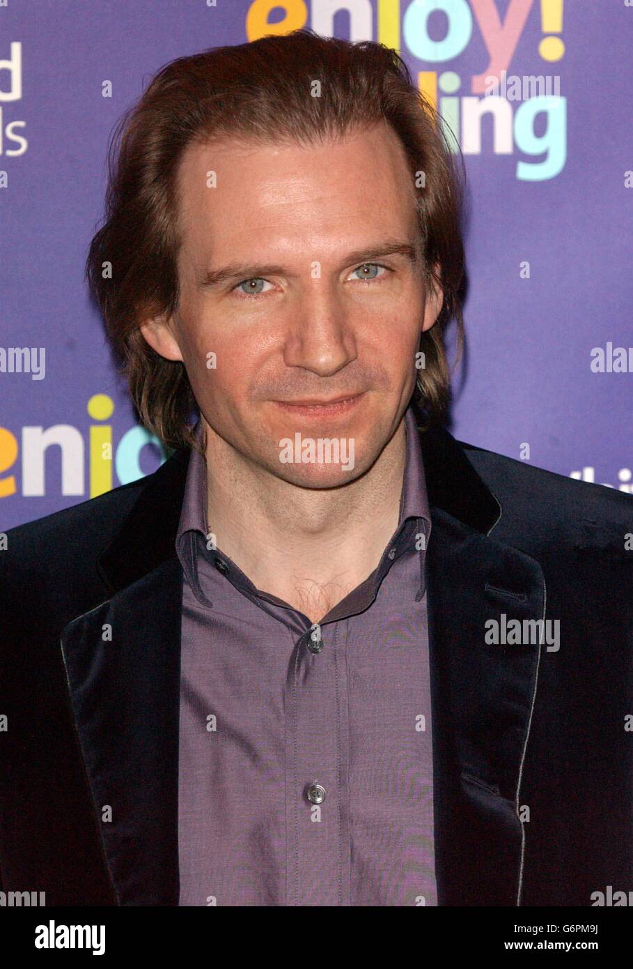 Actor Ralph Fiennes arrives at the Whitbread Book Of The Year Awards 2003 at The Brewery in east London. 05/08/04: Ralph Fiennes, who played memorable evil guys in Red Dragon and Schindler's List, and who has signed on to play the wicked warlock Voldemort in the next Harry Potter movie. Voldemort is so bad that the magical characters in author J.K. Rowling's stories do their best not to speak his name aloud. Harry Potter and the Goblet of Fire, directed by Four Weddings and a Funeral filmmaker Mike Newell, is scheduled for release in November 2005. Stock Photo