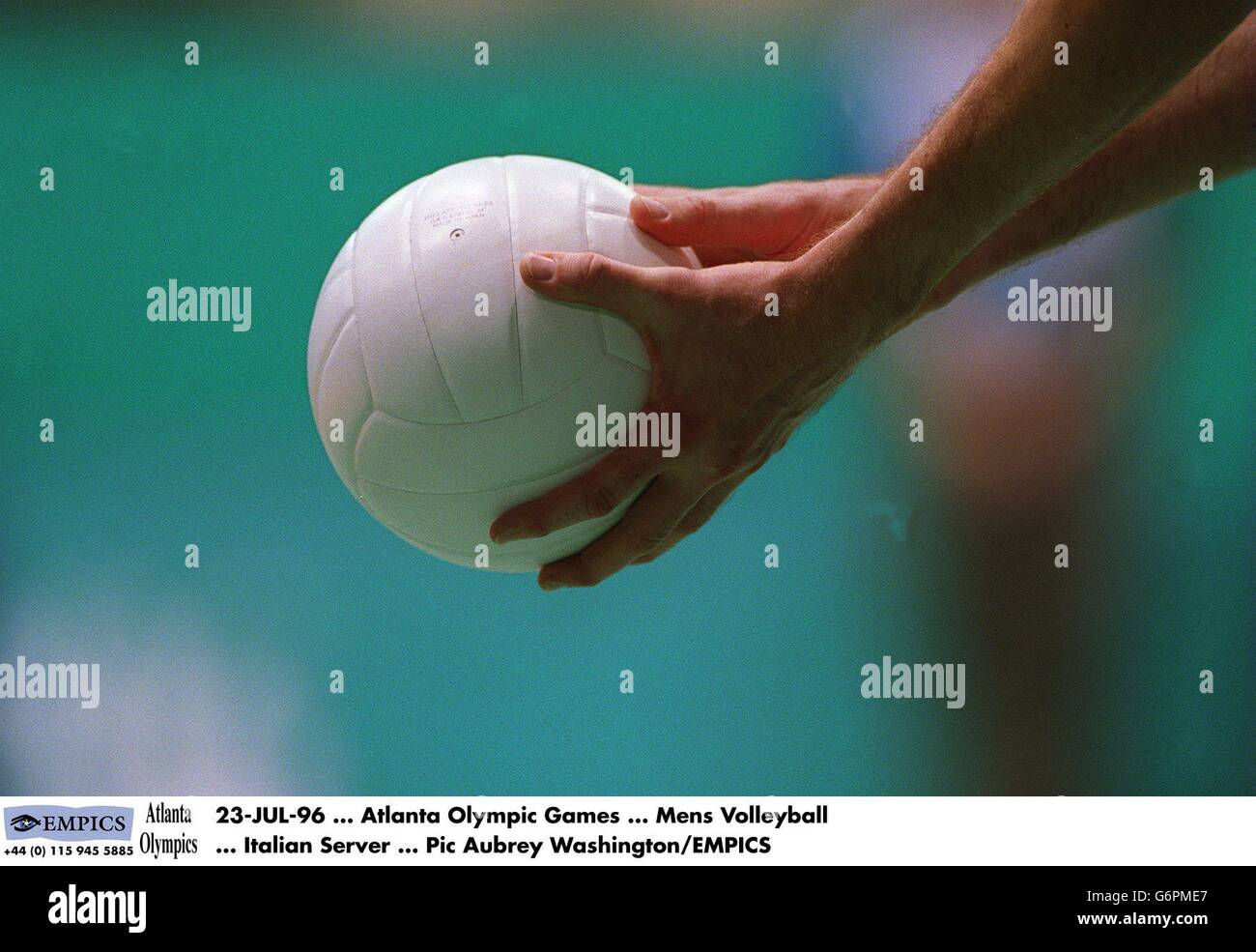 Atlanta Olympic Games Volleyball Stock Photo Alamy