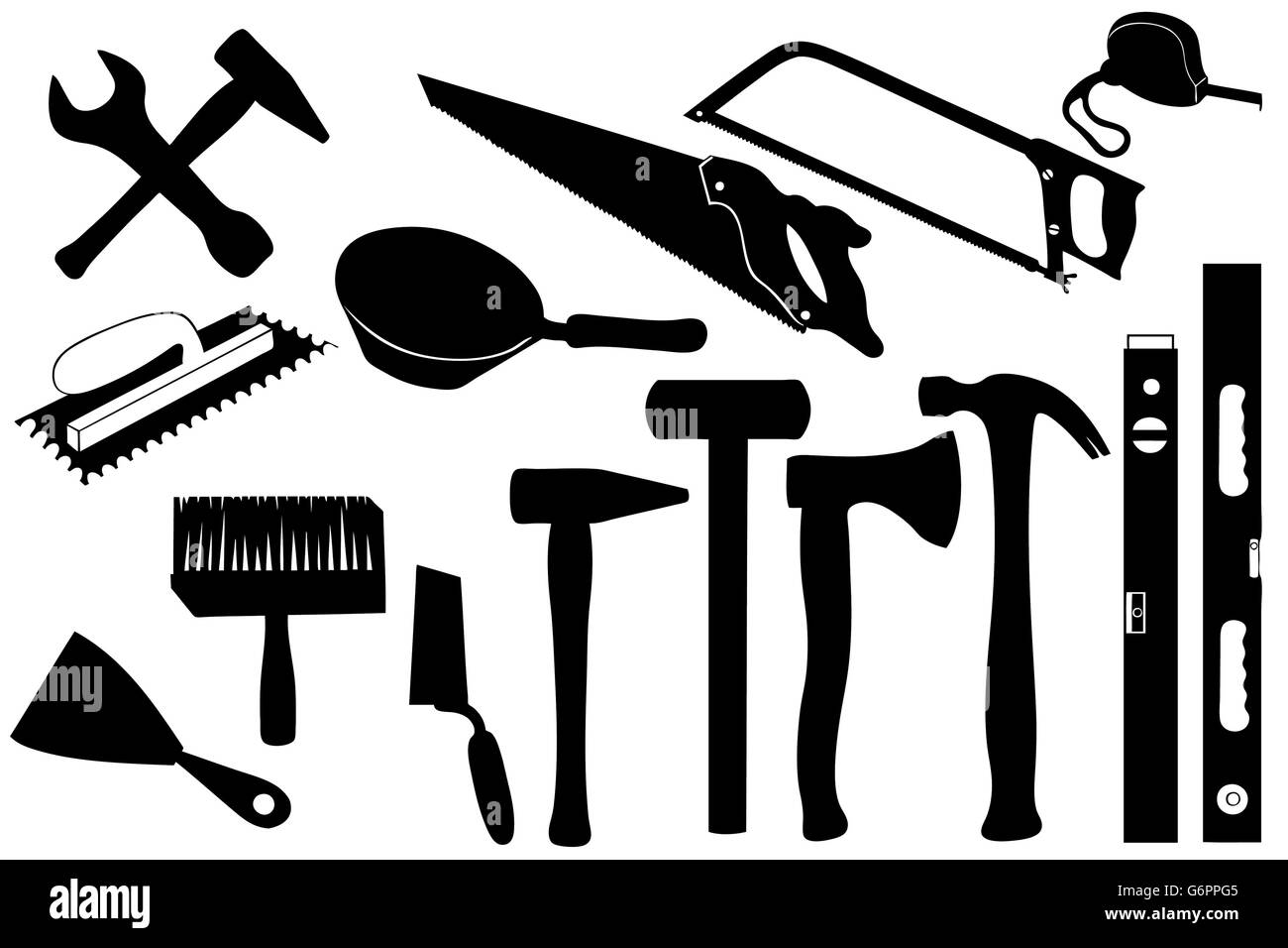 Hands tools Stock Vector