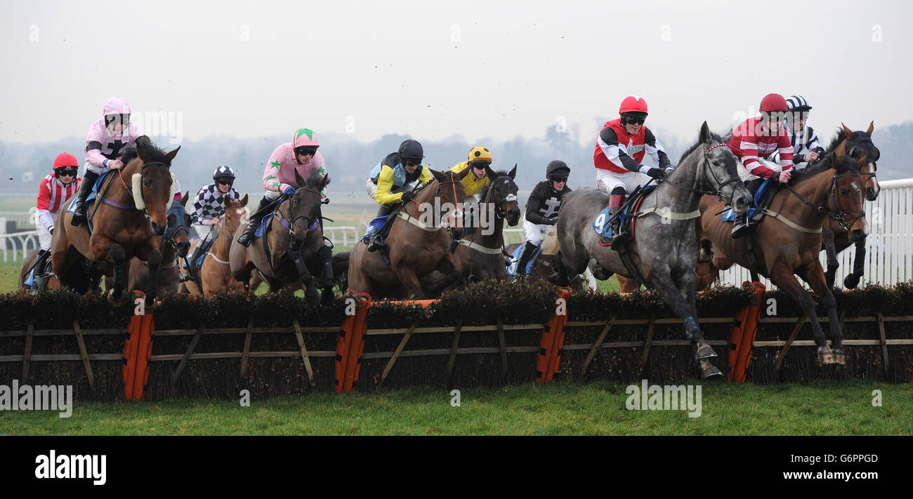 Horse Racing - Wetherby Racecourse Stock Photo - Alamy