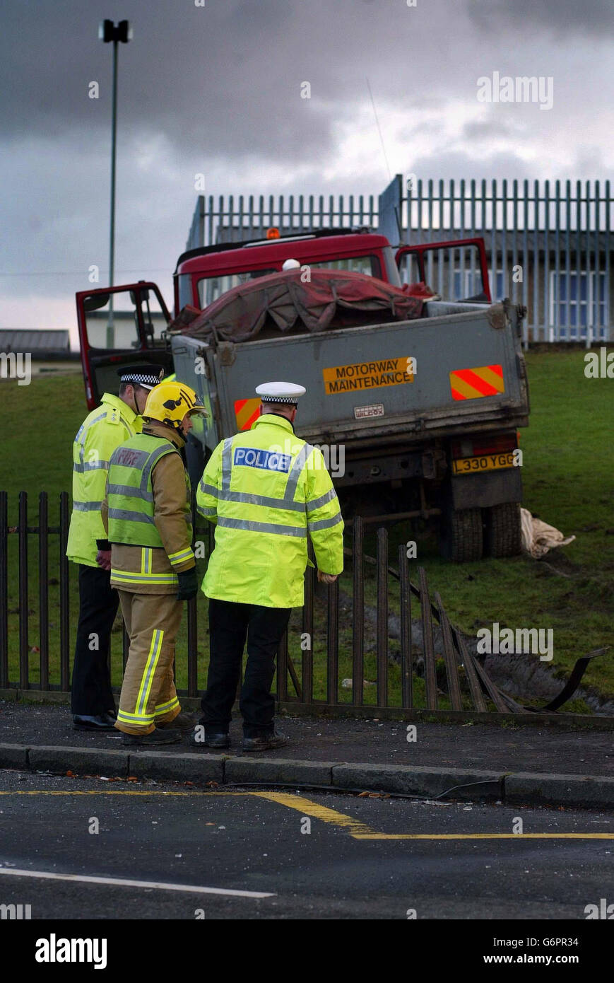 The scene of the fatal accident in Airdrie, Lanarkshire. Two women have died after a car and a