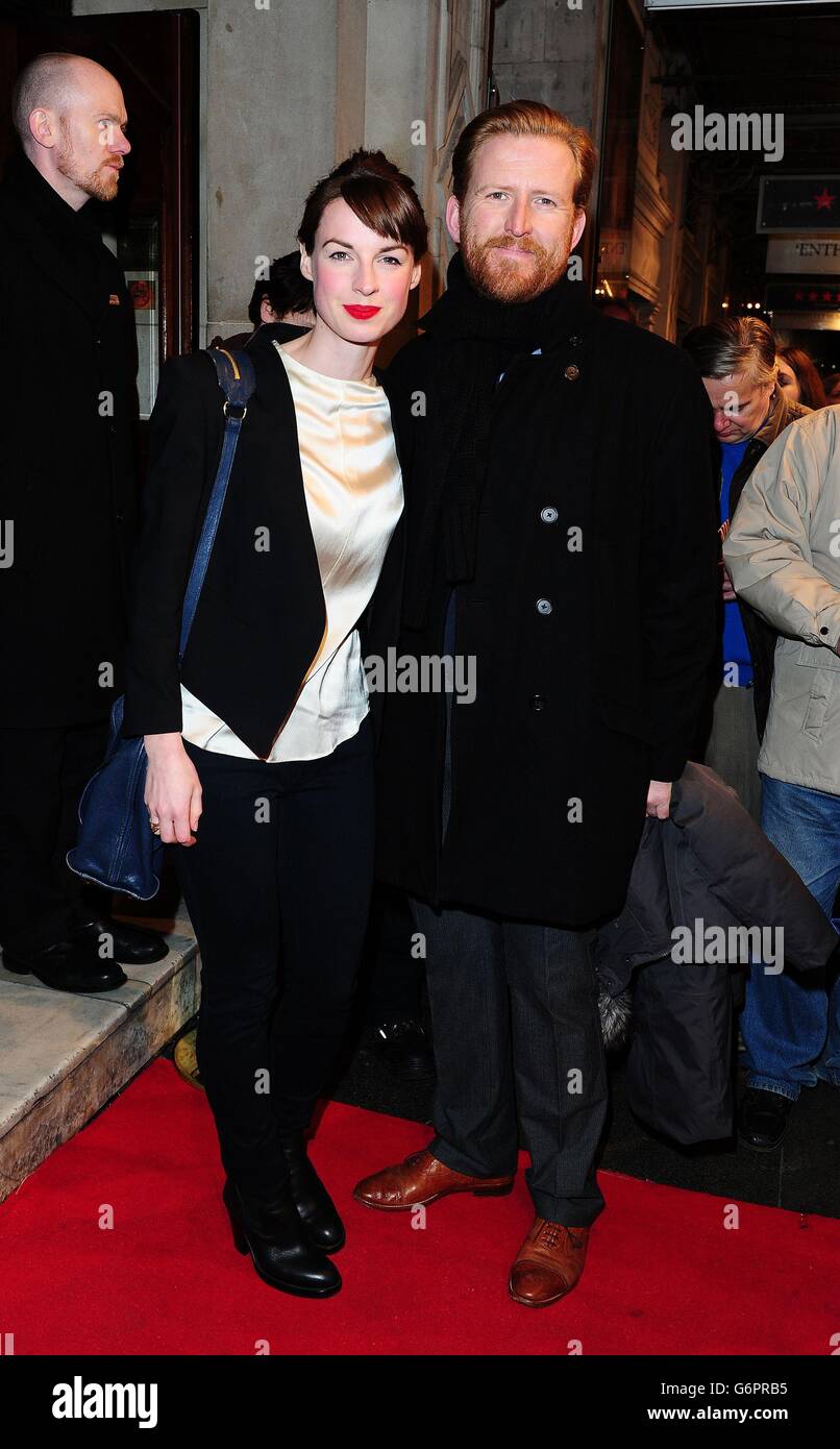 Jessica Raine and Tom Goodman-Hill attending the opening night of The