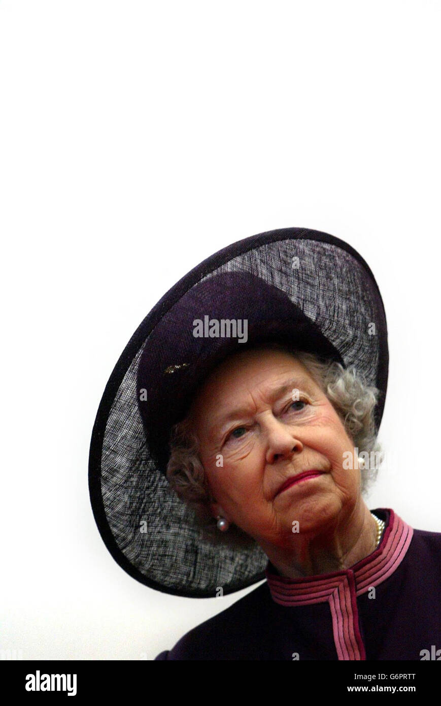 Royalty - Queen Elizabeth II - Norfolk and Norwich University Hospital Stock Photo