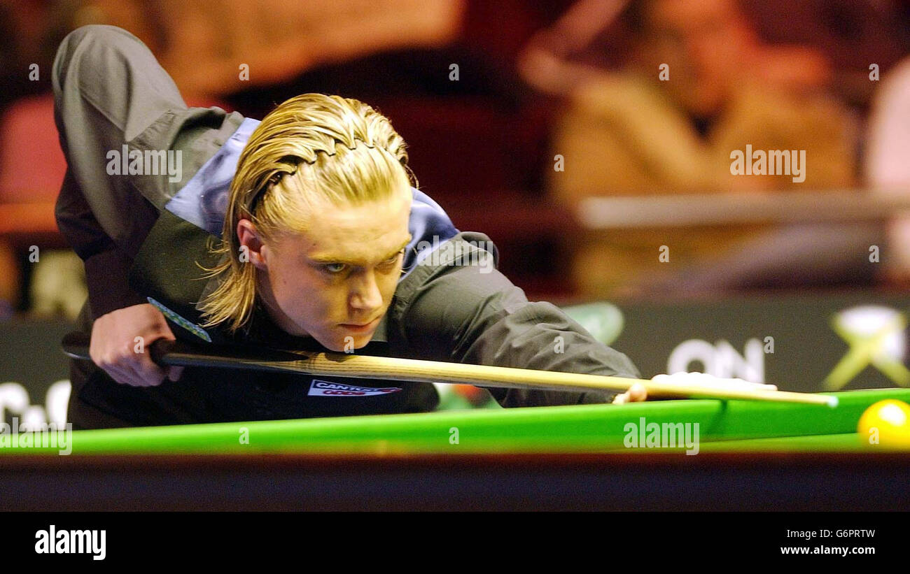 Paul Hunter Masters Snooker Stock Photo Alamy Paul Hunter Masters Snooker Stock Photo Alamy