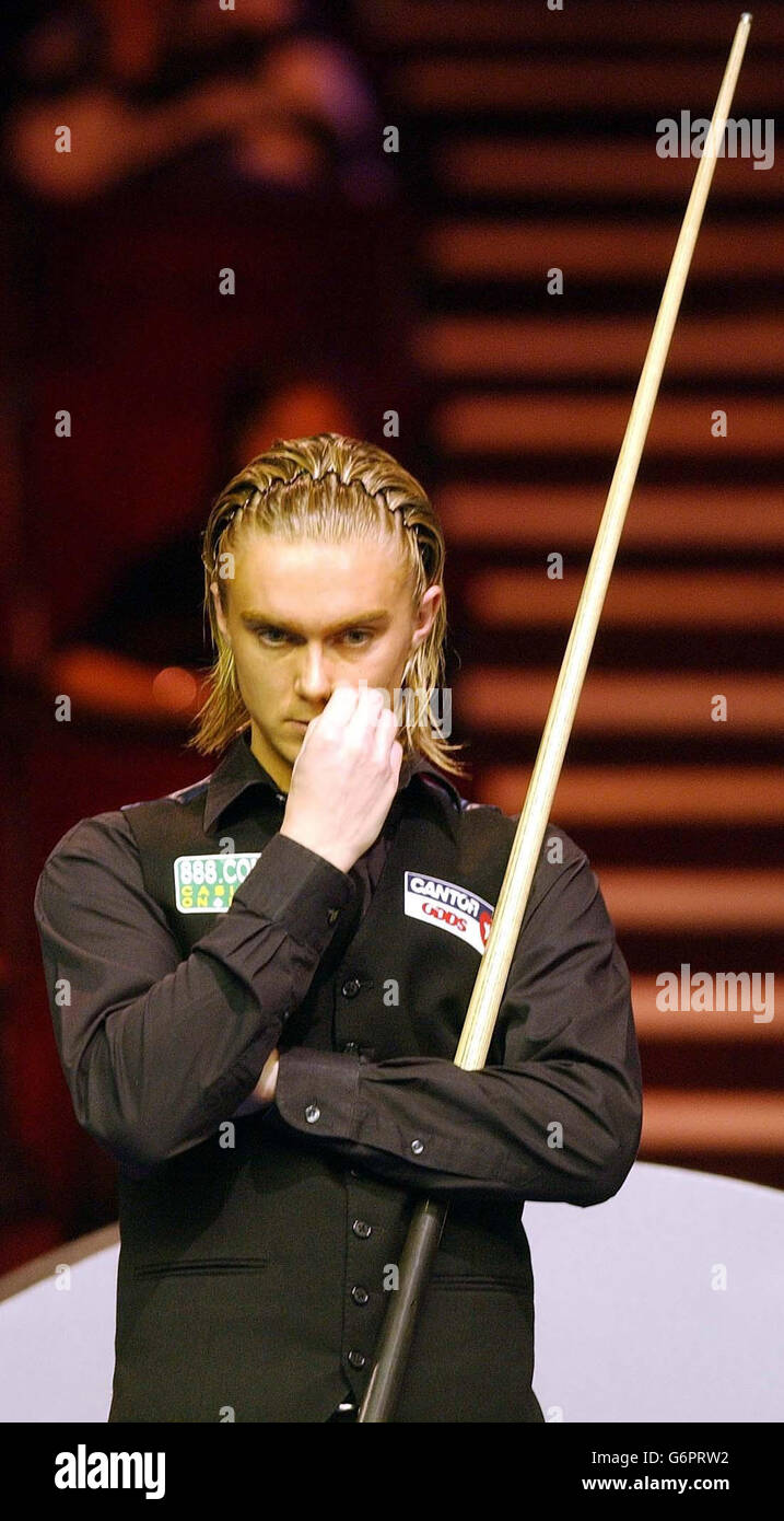 Paul Hunter The Masters Snooker Stock Photo Alamy