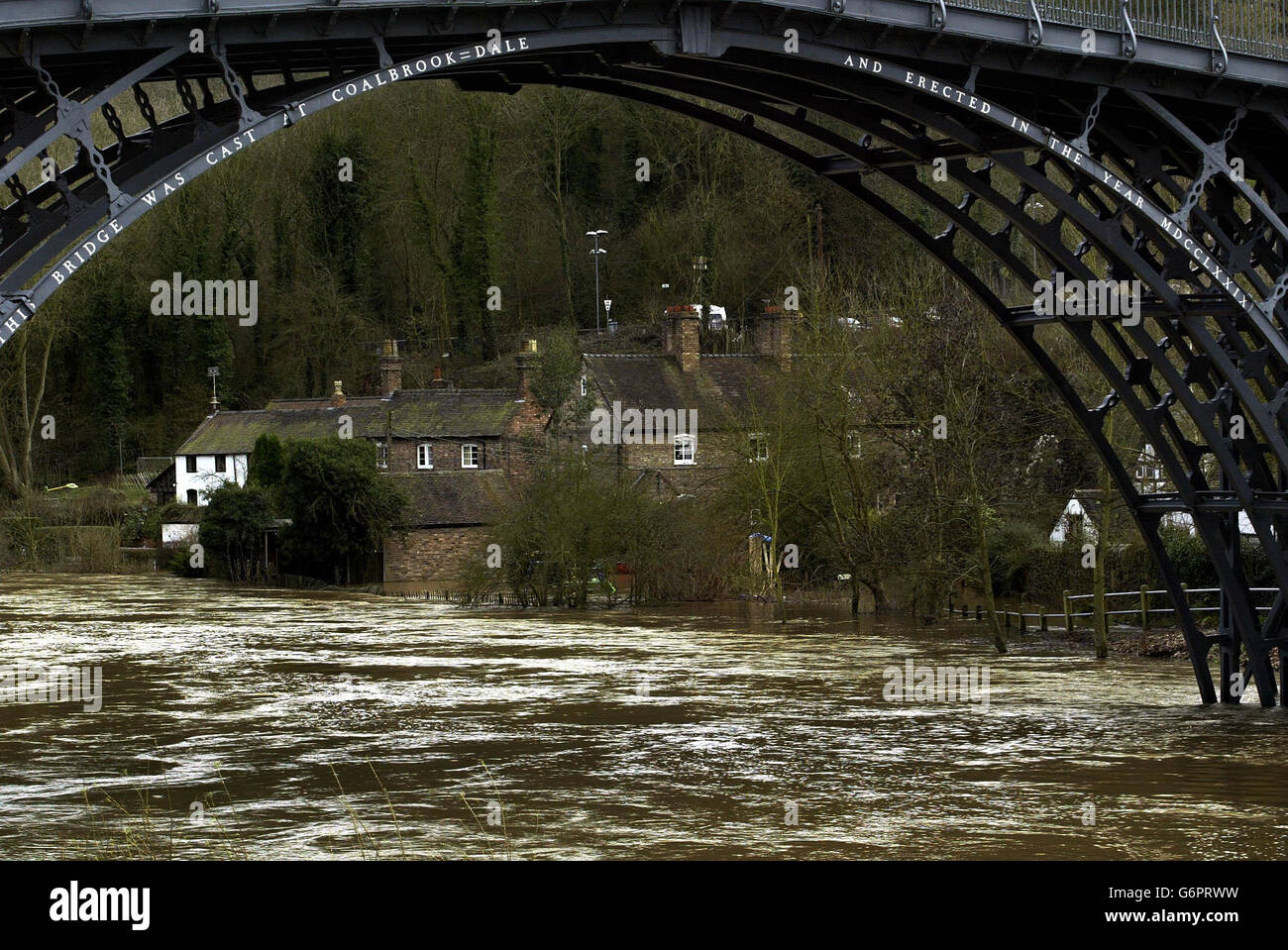 River Severn water levels rise Stock Photo Alamy