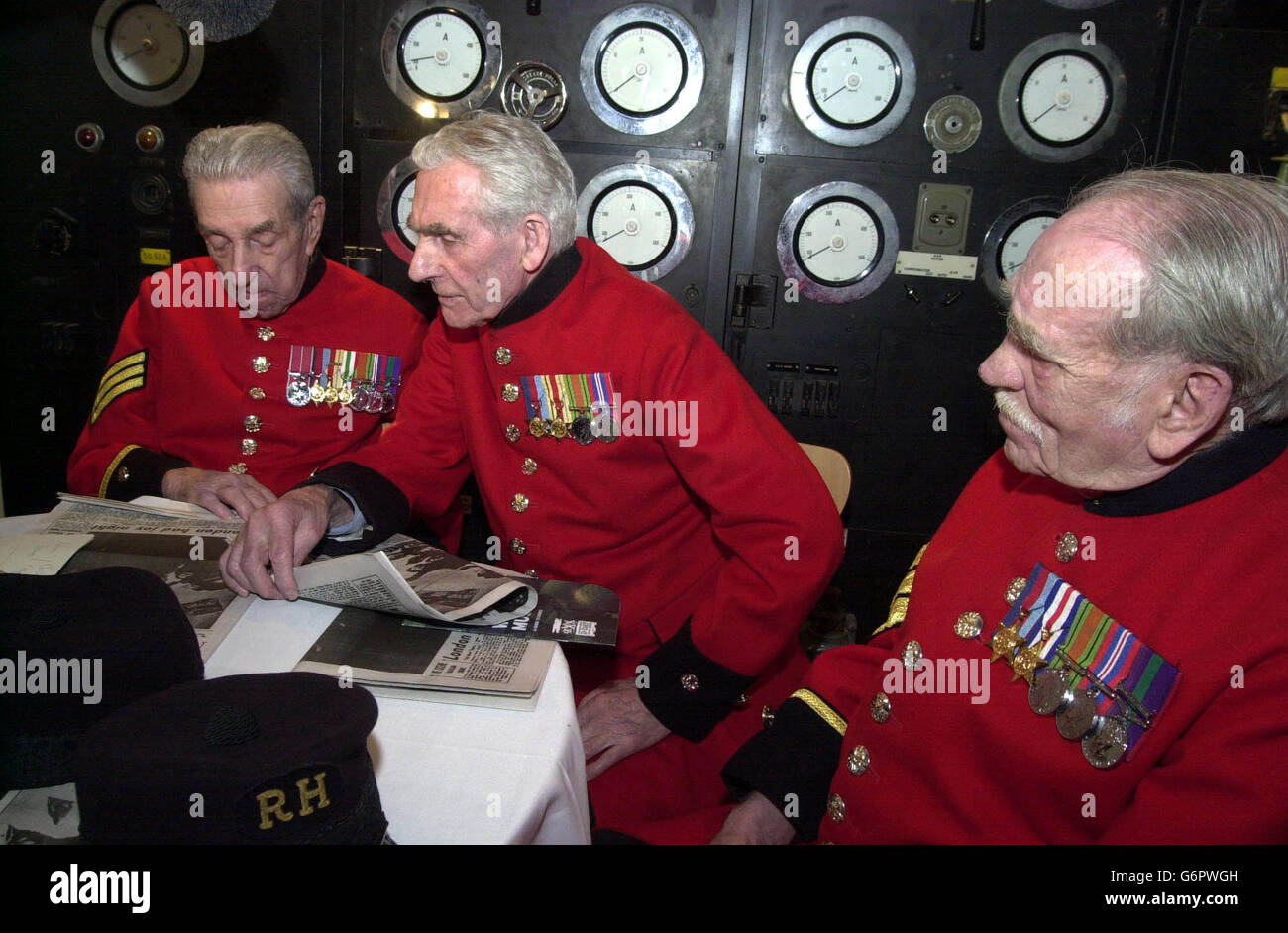 Second World War veterans - Heroes Return programme Stock Photo
