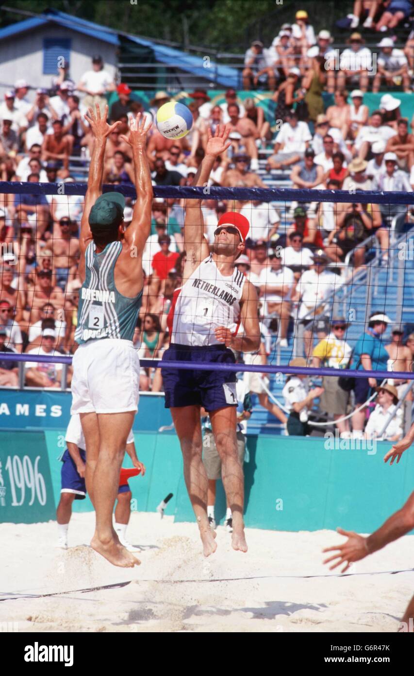 23JUL96 Atlanta Olympic Games. Beach Volleyball, Men