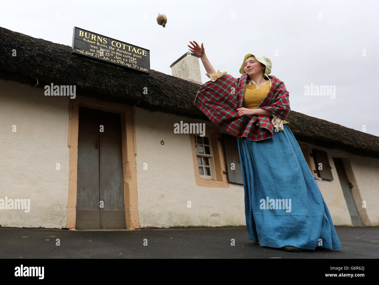 Practice for the Alloway 1759 Haggis Hurling Competition 2014 Stock