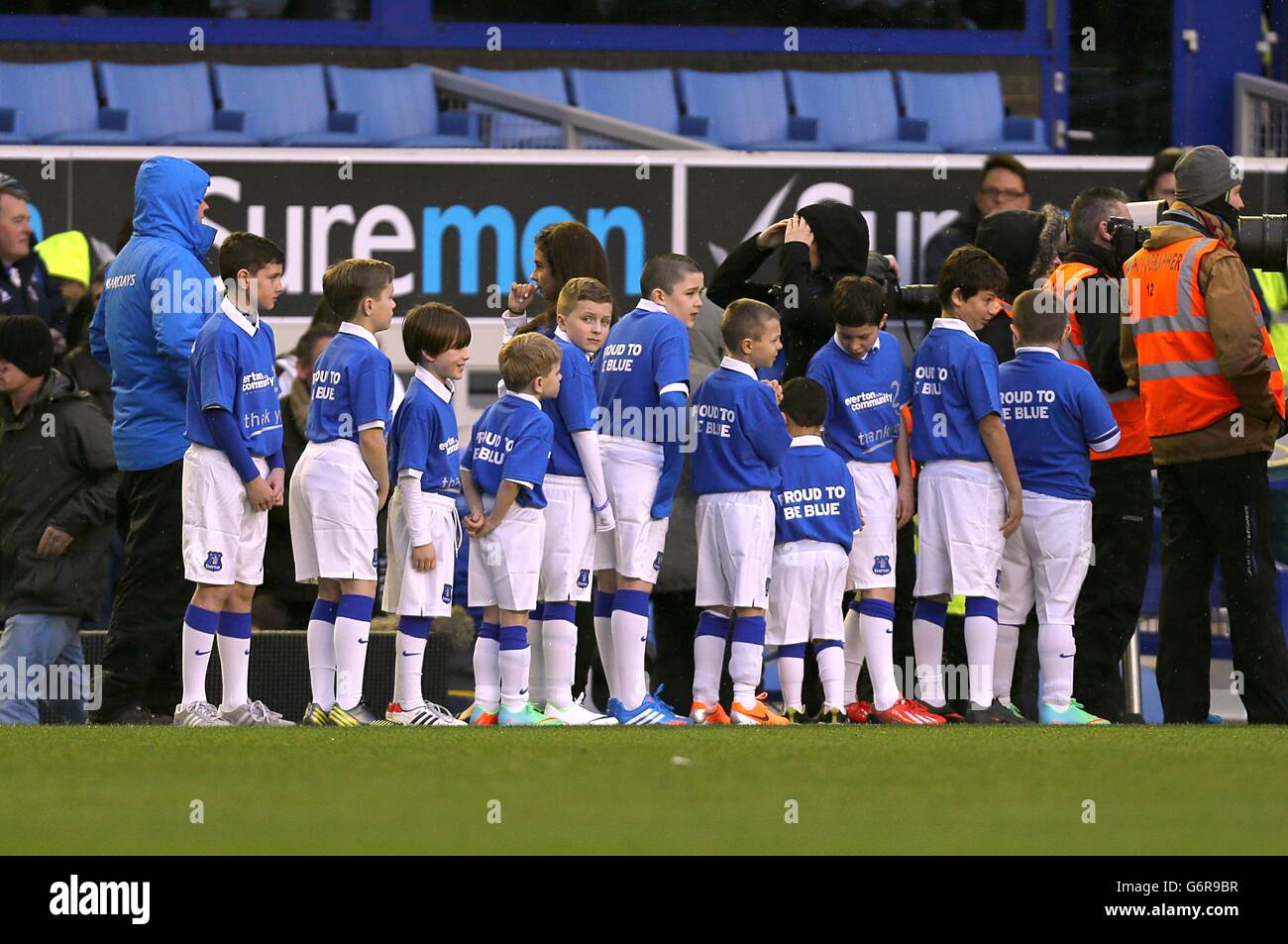 Soccer - Barclays Premier League - Everton v Aston Villa - Goodison Park Stock Photo