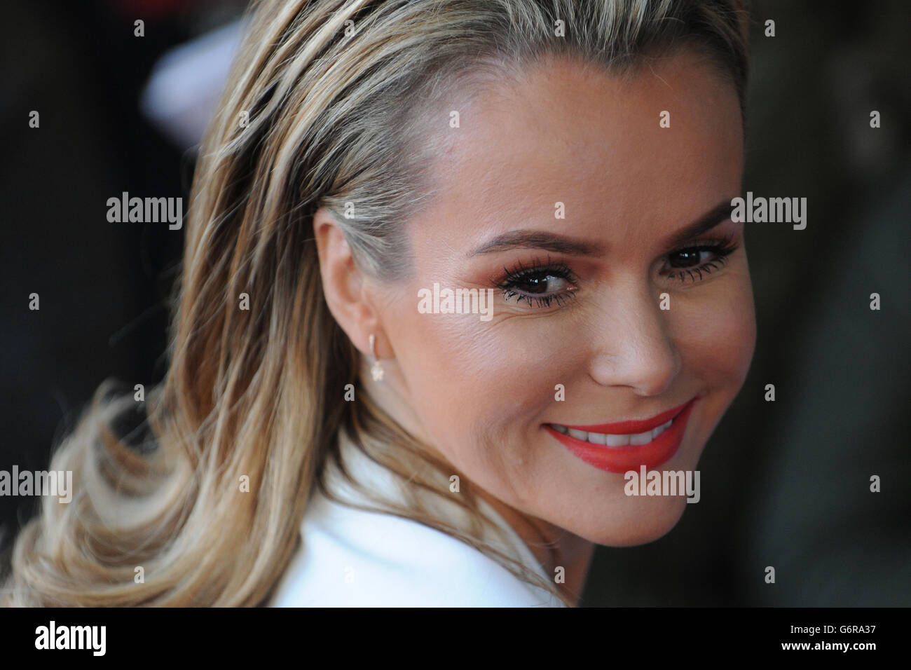 Britain's Got Talent judge Amanda Holden arrives for auditions at the ...