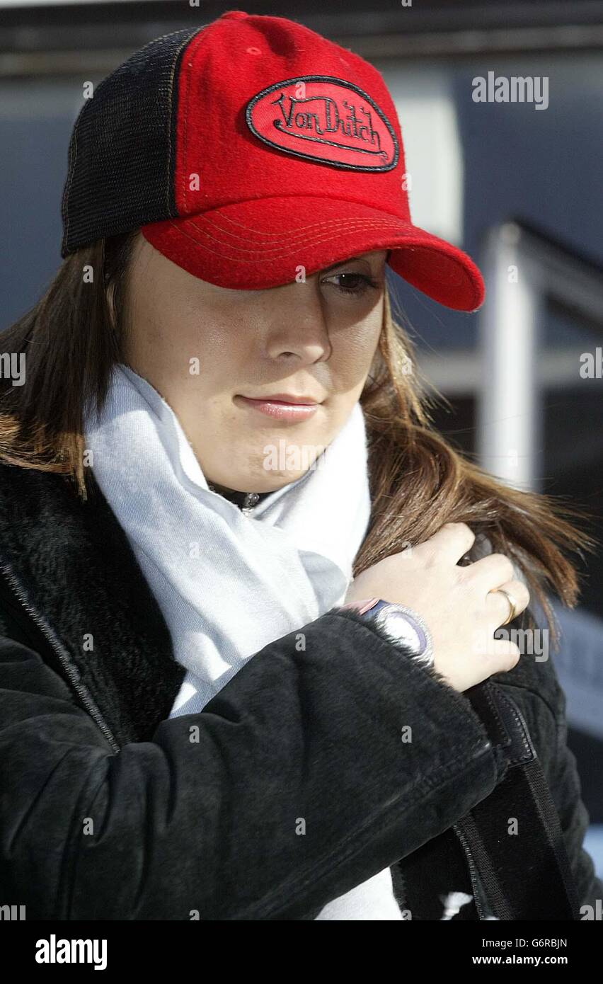 Sport football head shoulders baseball cap wife claudia solano hi-res stock  photography and images - Alamy