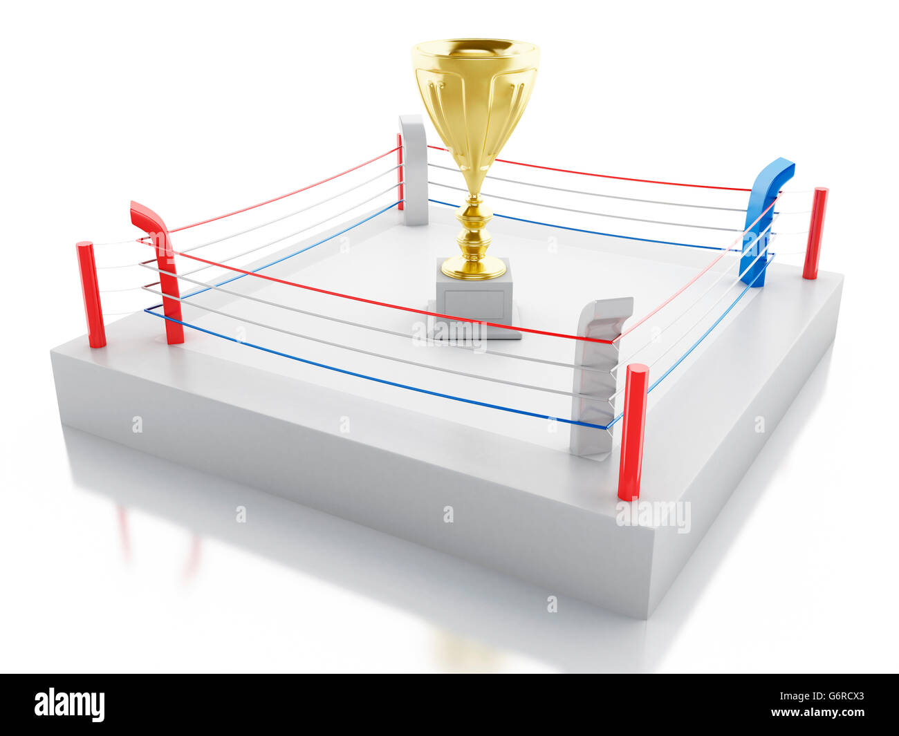 Trophée boxing ballon 3D