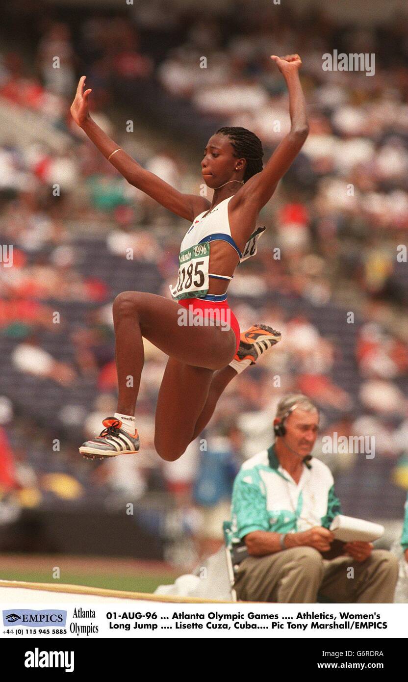 Atlanta Olympic Games ....Women's Long Jump Stock Photo