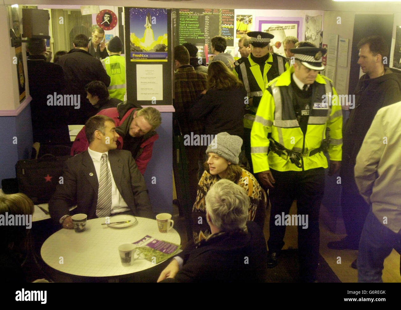 Tommy Sheridan at the Purple Haze Cafe Stock Photo