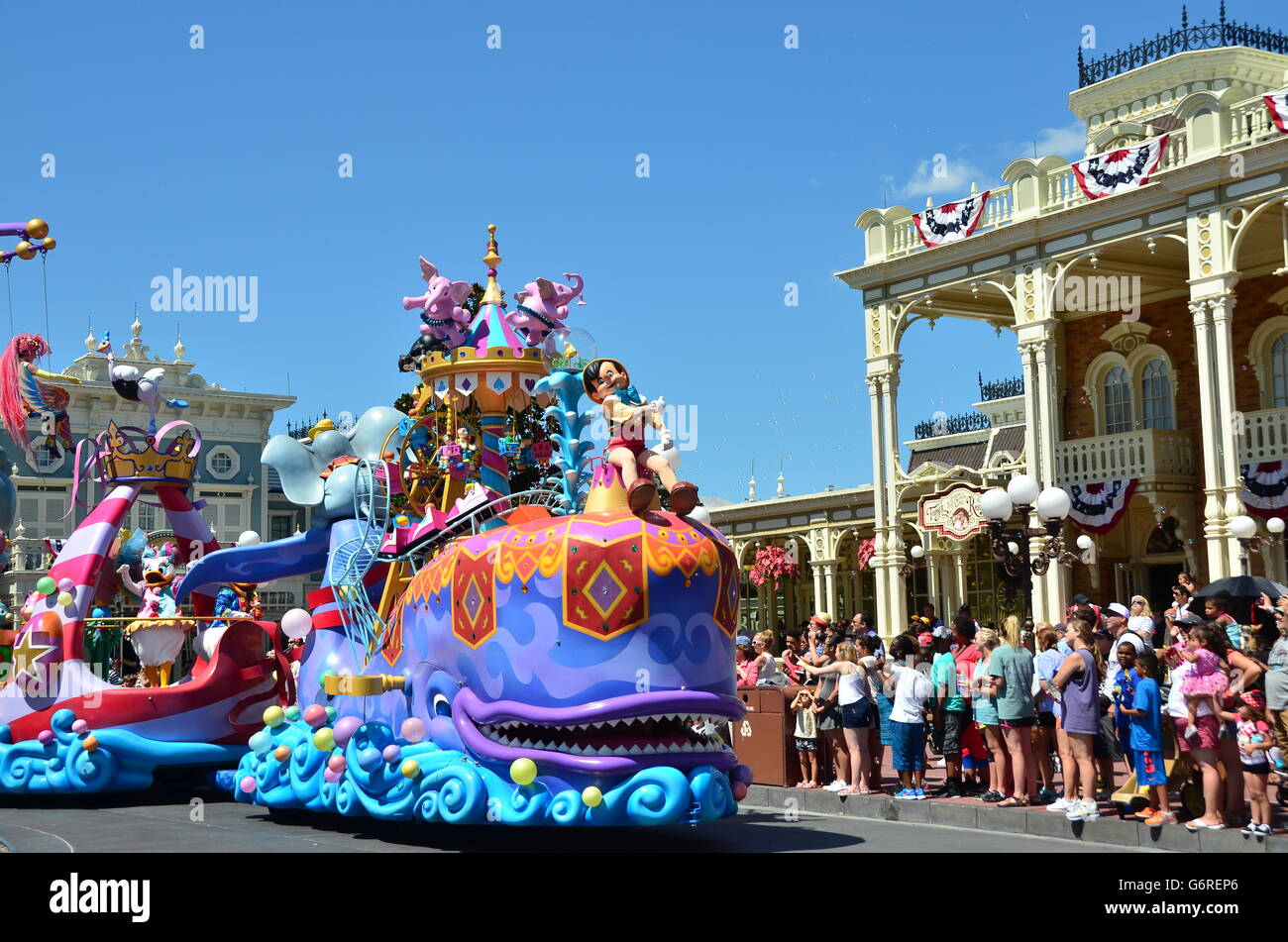 A dream Come True Parade at Walt Disney World,Orlando, Florida,USA Stock Photo